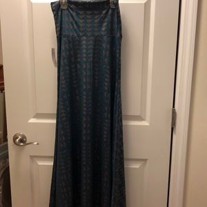 Lularoe green XS maxi skirt